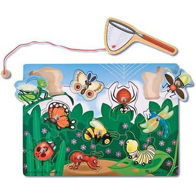 Magnetic Bug Catching Game