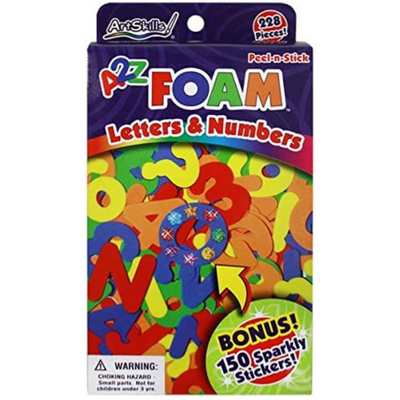 Peel and Stick Foam Letters