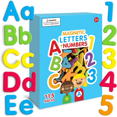 Magnetic Letters and Numbers