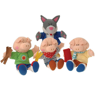 Three Little Pigs Puppet Set