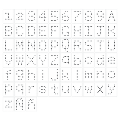 Letter and Number Templates