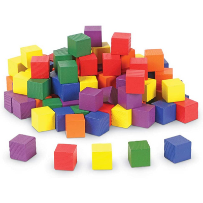 Wooden Color Cubes