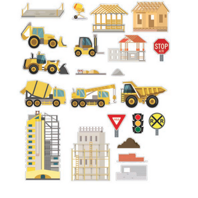 Construction Themed Magnets