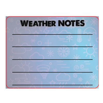 Weather Notes