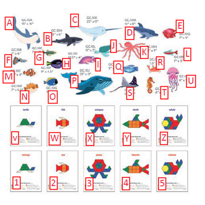 Animal Magnets and Pattern Cards