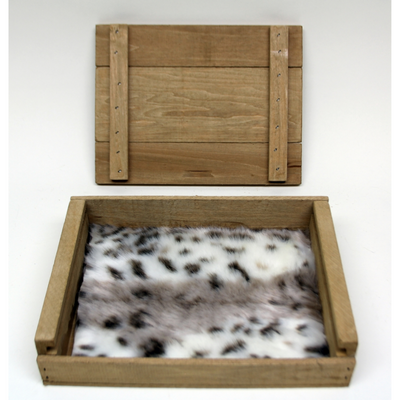 Faux Snow Leopard Fur