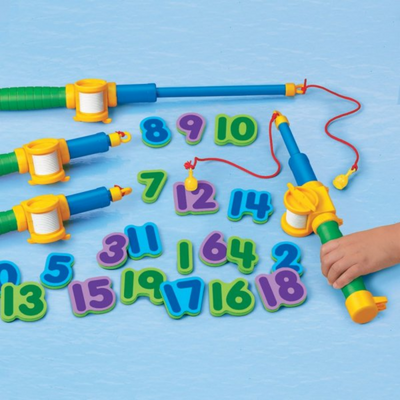 Magnetic Number Fishing Set