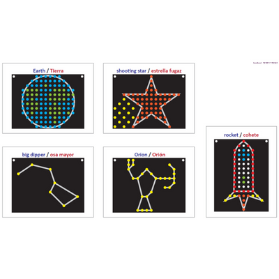 Lite Brite Paper Print