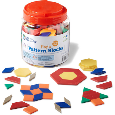 Plastic Pattern Blocks