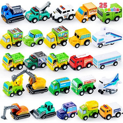 Pull Back Cars and Trucks