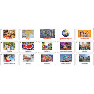 Word Bank Cards Spanish