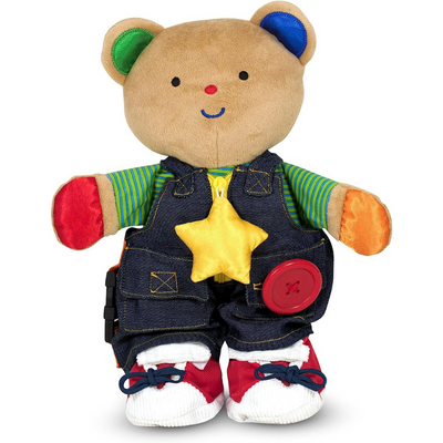 Teddy Bear Zipper and Button Learning