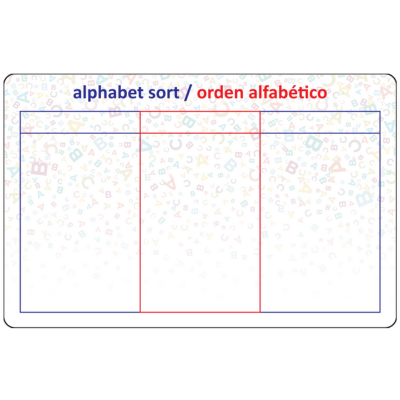Alphabet Sorting Boards