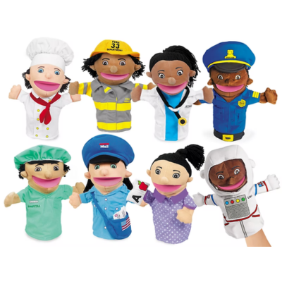 Community Helpers Hand Puppets